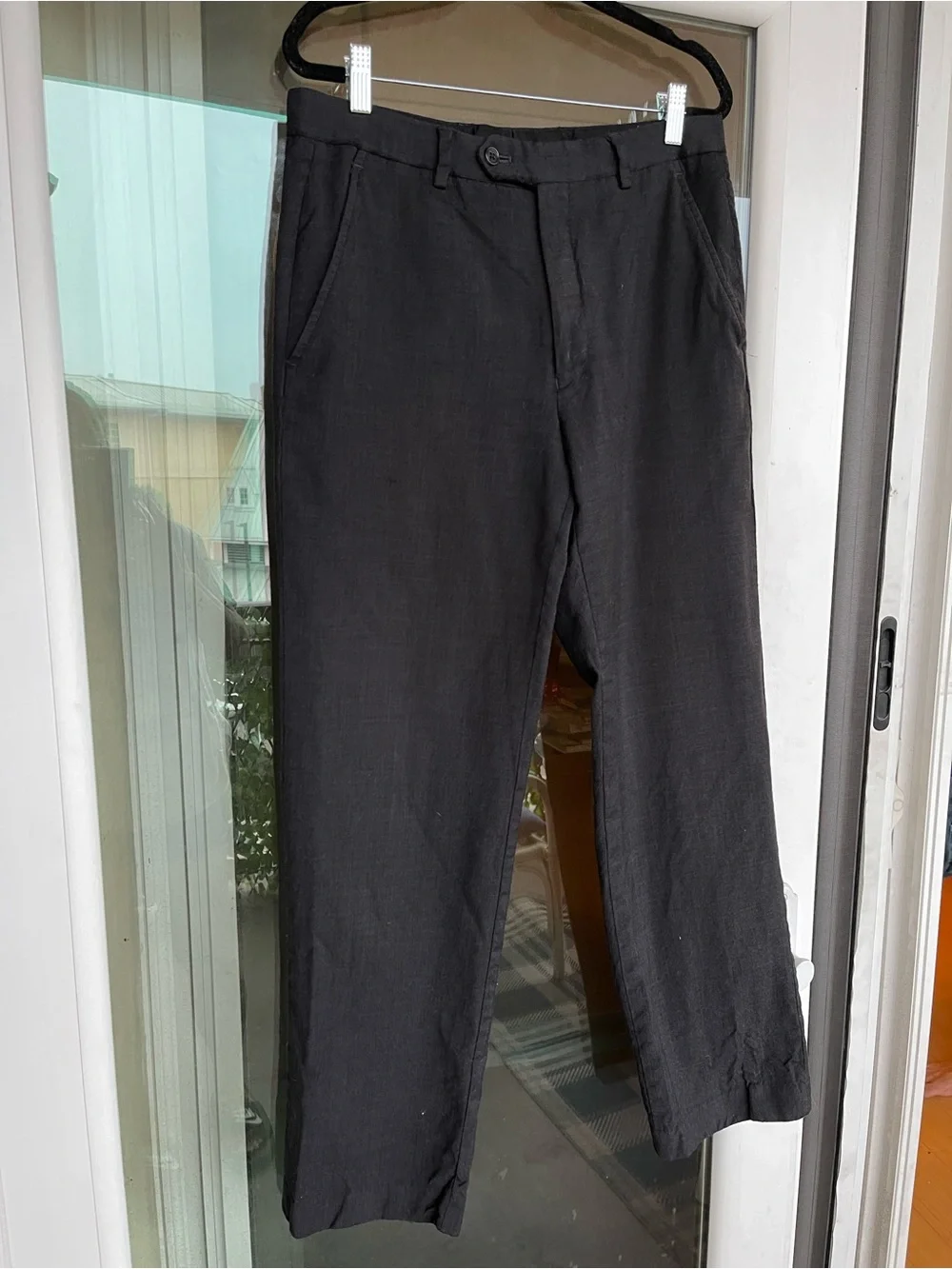 Alfani Black Straight-Leg Dress Pants